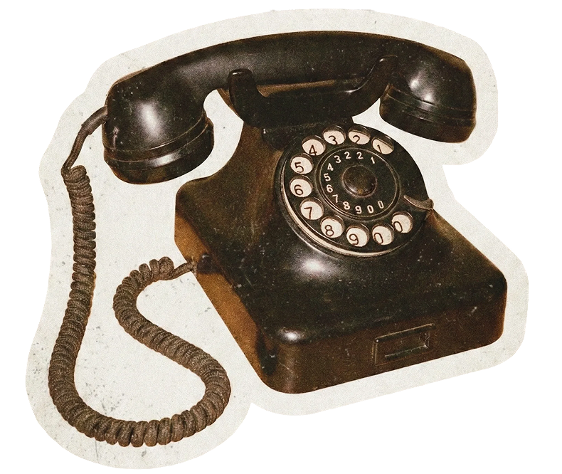 Vintage rotary phone