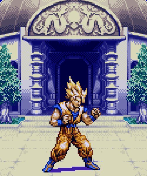 Dragon Ball Z energy gathering reference