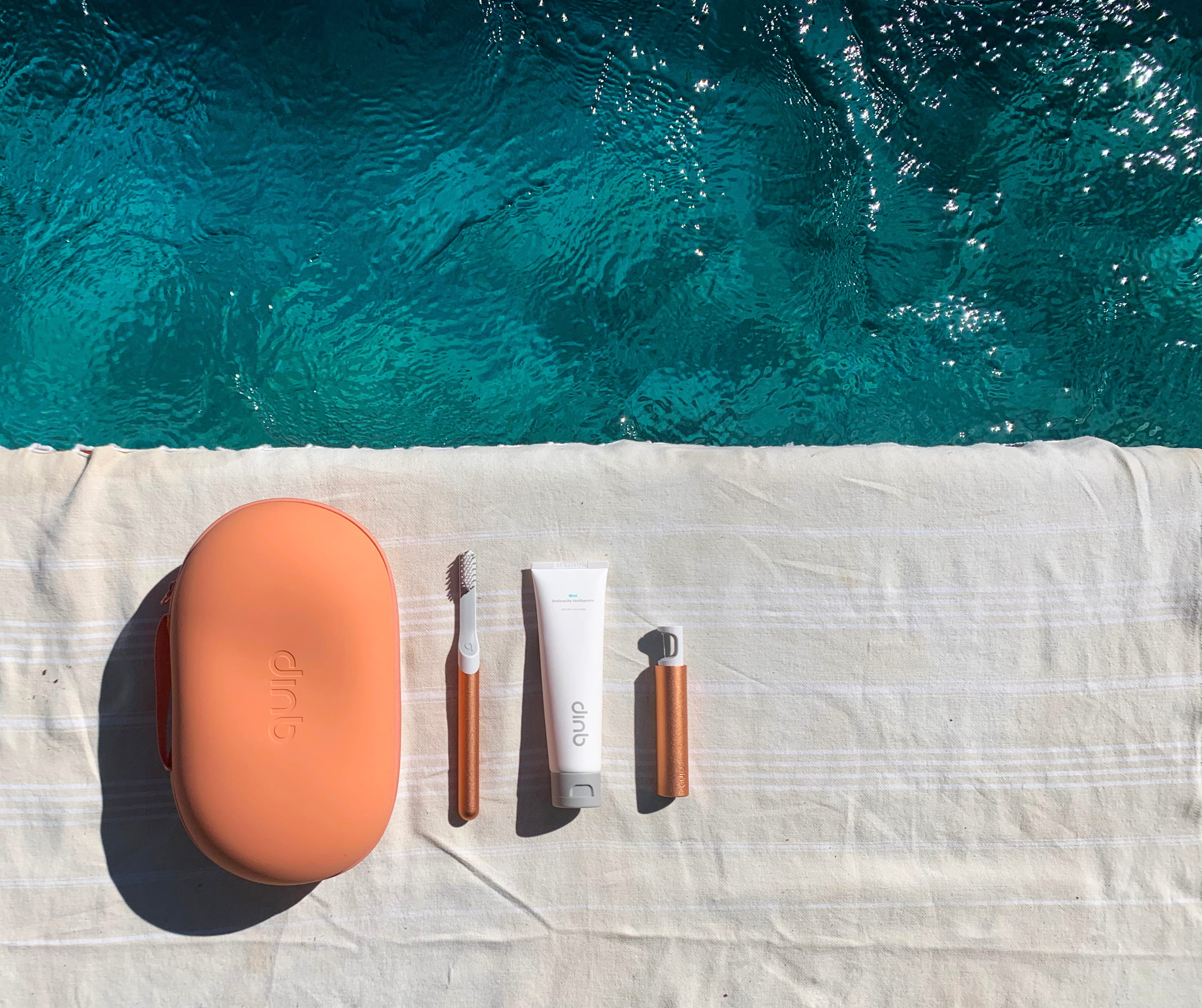 Lifestyle shot — product in bathroom setting